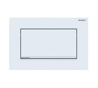 Placca Geberit Sigma10 Square Bianco Opaco / Cromato Lucido | 115.893.JT.1 Bianc
