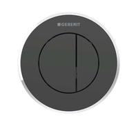 Placca WC Geberit Type 10 Nero ad incasso