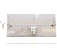 Geberit 123.001.11.1 Placca di Scarico per Cassetta WC Esterna con Tubo