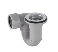 GEBERIT 150.125.00.1 - Sifone per piatto doccia piletta 50 mm senza griglia 40 mm