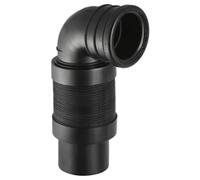 Geberit 241521001 - Raccordo flessibile curvo per WC, 90 x 90 cm