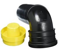 Geberit 366061161 - Staffa per WC a parete in PE, 90°, DN90/90 per GIS/Duofix