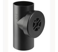 Geberit 369.451.16.1 Ispezione con Tappo a 90 Gradi, Grigio