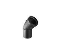Geberit 390.522.14.1 Silent-PP GTB Curva 45 Gradi, Grigio
