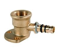 Geberit 612.289.00.5 Mepla Gomito a Pressare Flangiato Corto, Oro