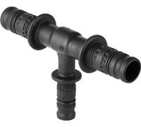 Geberit 622.311.00.5 Mepla Raccordo a Tee a Pressare Ridotto 20-16-20, Grigio