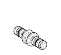 Geberit 628.505.00.5 Mepla Raccordo a Pressare Diritto Intermedio