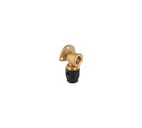 Geberit 650.297.00.1 Pushfit Raccordo a Gomito Flangiato 16x1/2 H52, Grigio