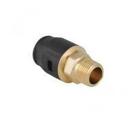 Geberit 652.553.00.1 Pushfit Raccordo Diritto Maschio 25x1, Grigio