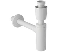 sifone Lavabo Geberit Universal con tubo sommerso uscita orizzontale d40 Bianco Alpino