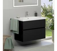 Geberit Acanto lavabo, evineo ineo5 evo mobile, La: 90 cm, 2 scomparti estraibili, con maniglia incassata,, 500623018+BE0978BM, Acanto [Mobili da Bagno > Mobili con Lavabo Integrato]