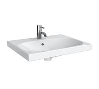 Lavabo Keramag Acanto 500620, con foro per rubinetto, con sfioratore, 600x480 mm, Colorazione: Bianco, con KeraTect - 500.620.01.8