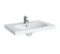 Lavabo Keramag Acanto 500622, con foro per rubinetto, con sfioratore, 750x480 mm, Colorazione: Bianco - 500.622.01.2