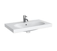 Keramag Acanto Lavabo Compact 500632, con foro per rubinetto, con sfioratore, 750x420mm, Colorazione: Bianco - 500.632.01.2