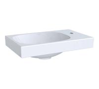 Keramag Acanto Lavamano lavabo asimmetrico 500635, con foro per rubinetto destro, senza sfioratore, 400x250mm, Colorazione: Bianco, con KeraTect - 500.635.01.8