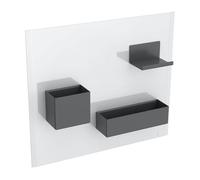 Geberit Acanto set magnetico da parete, 500649012, Acanto bianco/lava opaco [Accessori Bagno > Porta Oggetti]