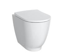 WC con lavabo Keramag Acanto, 500602, senza bordo a filo, 4,5/6L, a pavimento, colorazione: Bianco, con KeraTect