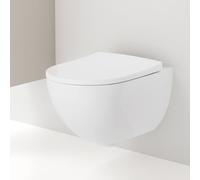 WC con lavabo Keramag Acanto, 500600, senza filo, 4,5/6L, appeso al muro, colorazione: Bianco