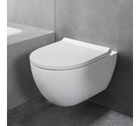 Set per WC sospeso Geberit Acanto, incl. sedile per WC, sciacquone a basso flusso, TurboFlush, 502.774., Colorazione: bianco / KeraTect - 502.774.00.8