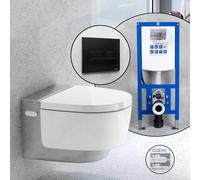 Geberit AquaClean Mera Classic SET completo smart WC con elemento incasso neeos,, 146200211+16601BM#SET, Classic AquaClean Mera bianco/cromo [WC > Smart WC con Elementi Incasso]