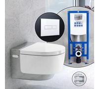 Geberit AquaClean Mera Classic SET completo smart WC con elemento incasso neeos,, 146200211+16601WH#SET, Classic AquaClean Mera bianco/cromo [WC > Smart WC con Elementi Incasso]