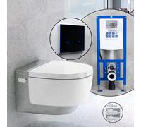 Geberit AquaClean Mera Classic SET completo smart WC con elemento incasso neeos,, 146200211+16746BM#SET, Classic AquaClean Mera bianco/cromo [WC > Smart WC con Elementi Incasso]