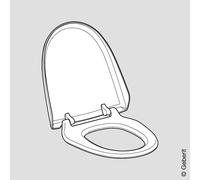 Geberit AquaClean sedile WC con coperchio WC, 250034111, AquaClean 8000; AuqaClean 8000plus [WC > Sedili WC]