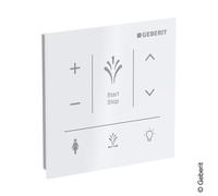 Pannello di controllo a parete Geberit per AquaClean Sela, Colorazione: bianco/vetro - 147.041.SI.1