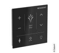 Pannello di controllo a parete Geberit per AquaClean Sela, Colorazione: nero / vetro - 147.041.SJ.1