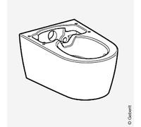 Geberit AquaClean Sela ricambio WC sospeso, anno di produzione 2019, 243647111, AquaClean Sela bianco [WC > Ricambi WC]