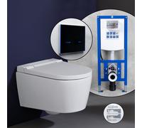Geberit AquaClean Sela SET completo smart WC con elemento incasso neeos,, 146220111+16746BM#SET, AquaClean Sela bianco [WC > Smart WC con Elementi Incasso]