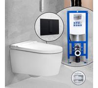 Geberit AquaClean Sela SET completo smart WC con elemento incasso neeos,, 146220JT1+16791BM#SET, AquaClean Sela bianco opaco [WC > Smart WC]