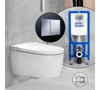 Geberit AquaClean Sela SET completo smart WC con elemento incasso neeos,, 146220JT1+16791CR#SET, AquaClean Sela bianco opaco [WC > Smart WC con Elementi Incasso]