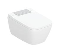 Geberit AquaClean Sela Square WC complet, WC suspendu, 146250011, 146250011, Colorazione: Ceramica per WC: bianco / KeraTect, rivestimento design: bianco - CM