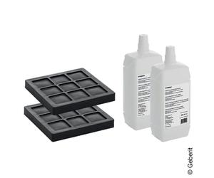 Geberit AquaClean set di 2 filtri a carboni attivi e 2 detergenti per ugelli NEW per AquaClean 8000plus e Balena 8000, 240626001, AquaClean 8000plus; Balena 8000 [WC > Accessori WC]