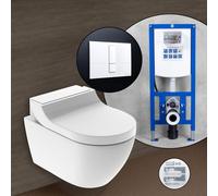 Geberit AquaClean Tuma Comfort SET completo smart WC con elemento incasso neeos,, 146290111+16791WH#SET, Comfort AquaClean Tuma bianco [WC > Smart WC]