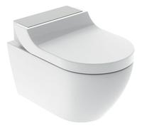 Geberit AquaClean Tuma Comfort Sistema WC completo, WC da incasso, WC a parete, Colorazione: acciaio inossidabile spazzolato - 146.290.FW.1