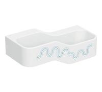 Geberit Bambini paesaggio di gioco e lavaggio, L:90cm, 2 lavabi, lavabo inferiore a destra, senza sfioratore, 502.974., Colorazione: bianco-alpino / decoro: blu oceano - azzurro / senza foro per rubin