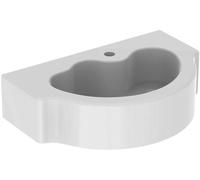 Geberit Bambini lavabo 60x40 cm semicircolare a parete per bambini bianco lucida 326060000