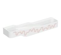 Geberit Bambini paesaggio di gioco e lavaggio, L:180cm, 4 posti di lavaggio, lavabo più profondo a destra, senza troppopieno, 502.978., Colorazione: bianco-alpino / decoro: rosso carminio - arancio /