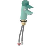 Geberit Bambini rubinetto lavabo miscelatore monocomando, per bambini, 116.207., Colorazione: Verde chiaro / verde bosco