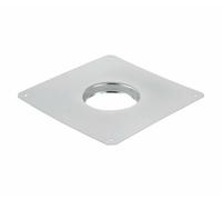 GEBERIT 388.123.24.1 Bordo piatto in rame stagnato 25x25 cm per sifone a pavimen