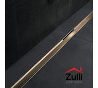 GEBERIT CANALETTA PER DOCCIA A PAVIMENTO CLEANLINE80 30-130 CHAMPAGNE