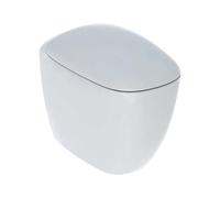 GEBERIT - CITTERIO VASO A PAVIMENTO RIMFREE BTW FILO PARETE A CACCIATA CON SEDILE WC SOFT-CLOSE BIANCO KERATECT 500.823.00.1