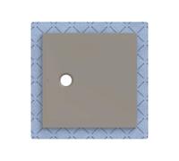Geberit CleanFloor30 surface de douche, intégrée, avec voile d'étanchéité, 80x80cm, 551.002.29.1, 551.002.29.1, Colorazione: grigio / opaco