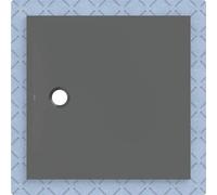 Geberit CleanFloor30 surface de douche, intégrée, avec voile d'étanchéité, 100x100cm, 551.020.DM.1, 551.020.DM.1, Colorazione: grafite / opaca