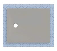 Geberit CleanFloor30 surface de douche, intégrée, avec voile d'étanchéité, 100x80cm, 551004291, 551004291, Colorazione: grigio / opaco - CM