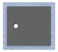 Geberit CleanFloor30 piatto doccia rettangolare, 551012DM1, CleanFloor30 grafite opaco [Piatti Doccia > Piatti Doccia Rettangolari]
