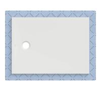 Geberit CleanFloor30 surface de douche, intégrée, avec voile d'étanchéité, 110x80cm, 551.005.00.1, 551.005.00.1, Colorazione: bianco / opaco