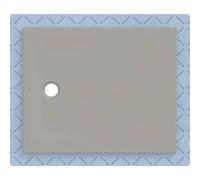 Geberit CleanFloor30 surface de douche, intégrée, avec voile d'étanchéité, 110x90cm, 551.013.29.1, 551.013.29.1, Colorazione: grigio / opaco